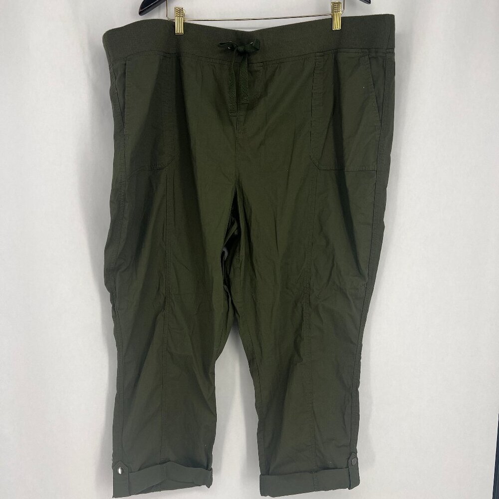 NWT TORRID Pull on Convertible Poplin Cargo Jogger 4X